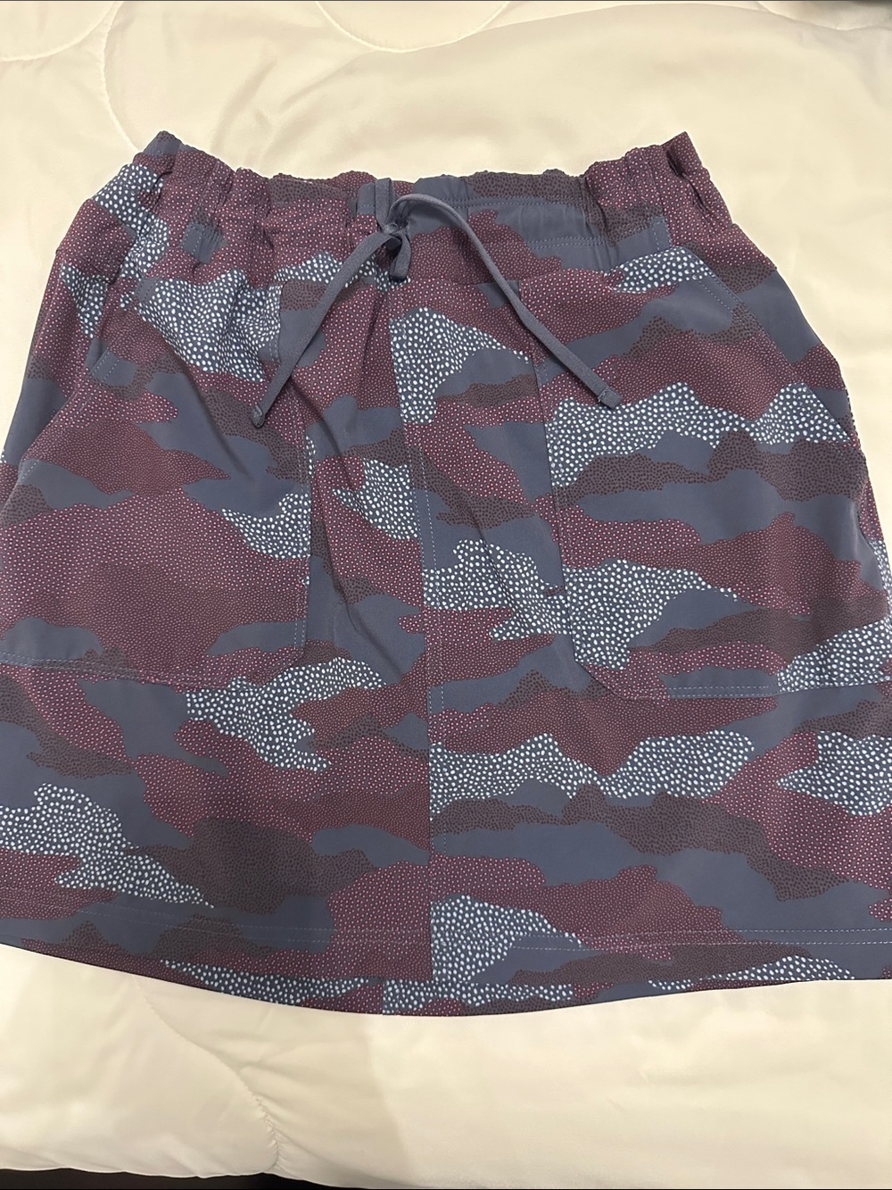 Kuhl Women's Drawstring Casual Skort  in Purple Camo